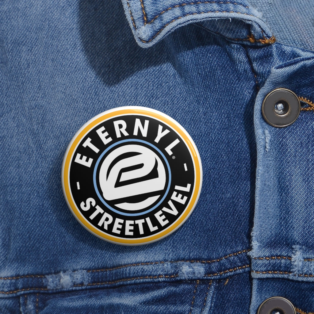 Street Level Circle Pin Button - Eternyl - Brand - Apparel