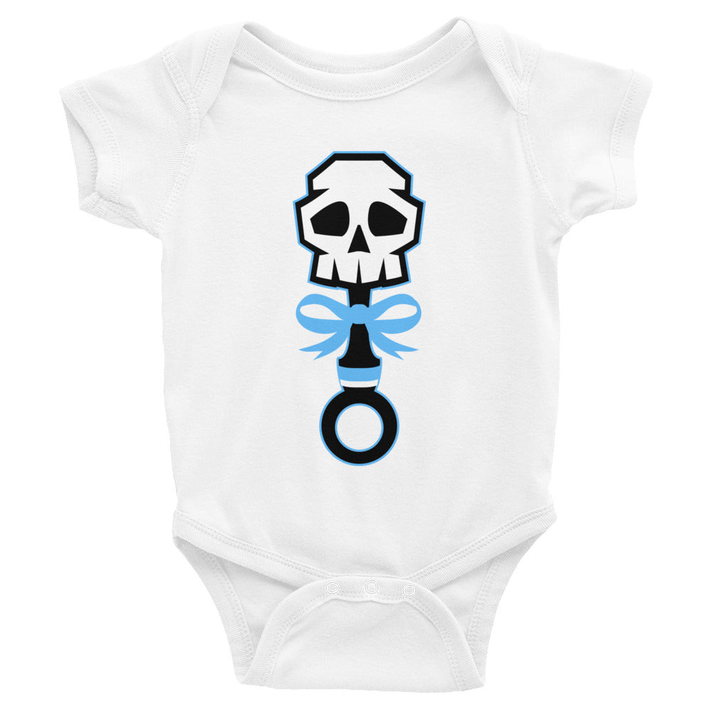 Lala Rose Blue Rattle Skull Onesie - Eternyl - Brand - Apparel
