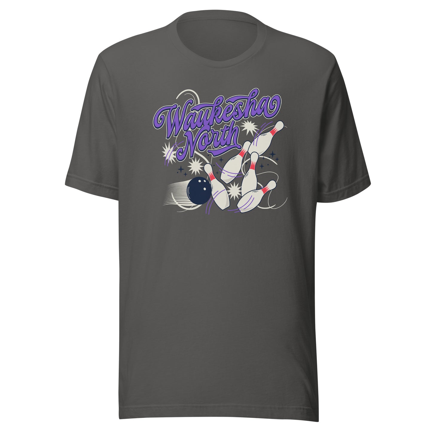 Waukesha North Bowling - Fashion - Bella Canvas - Unisex t-shirt