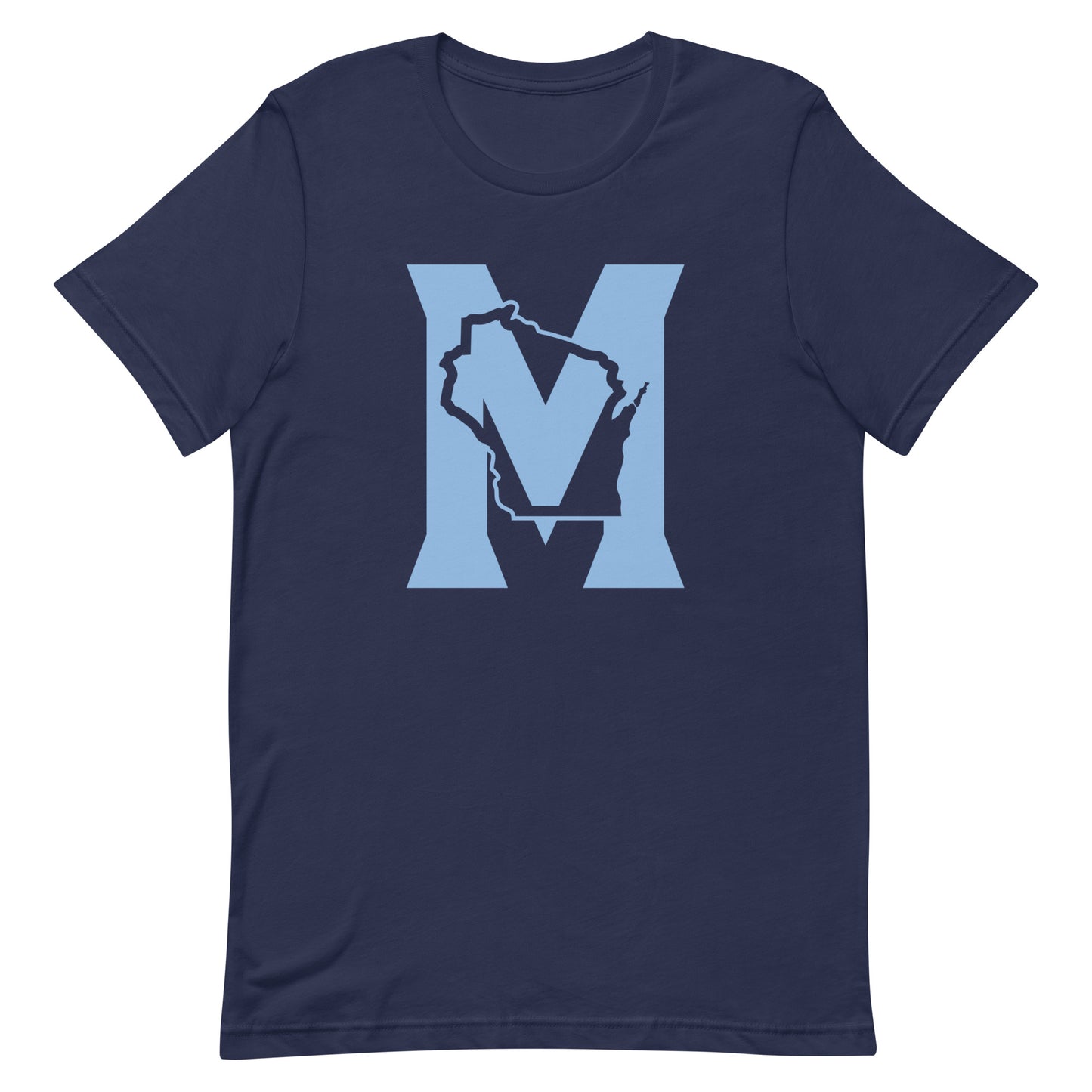 The M Wisco Logo in Blue.