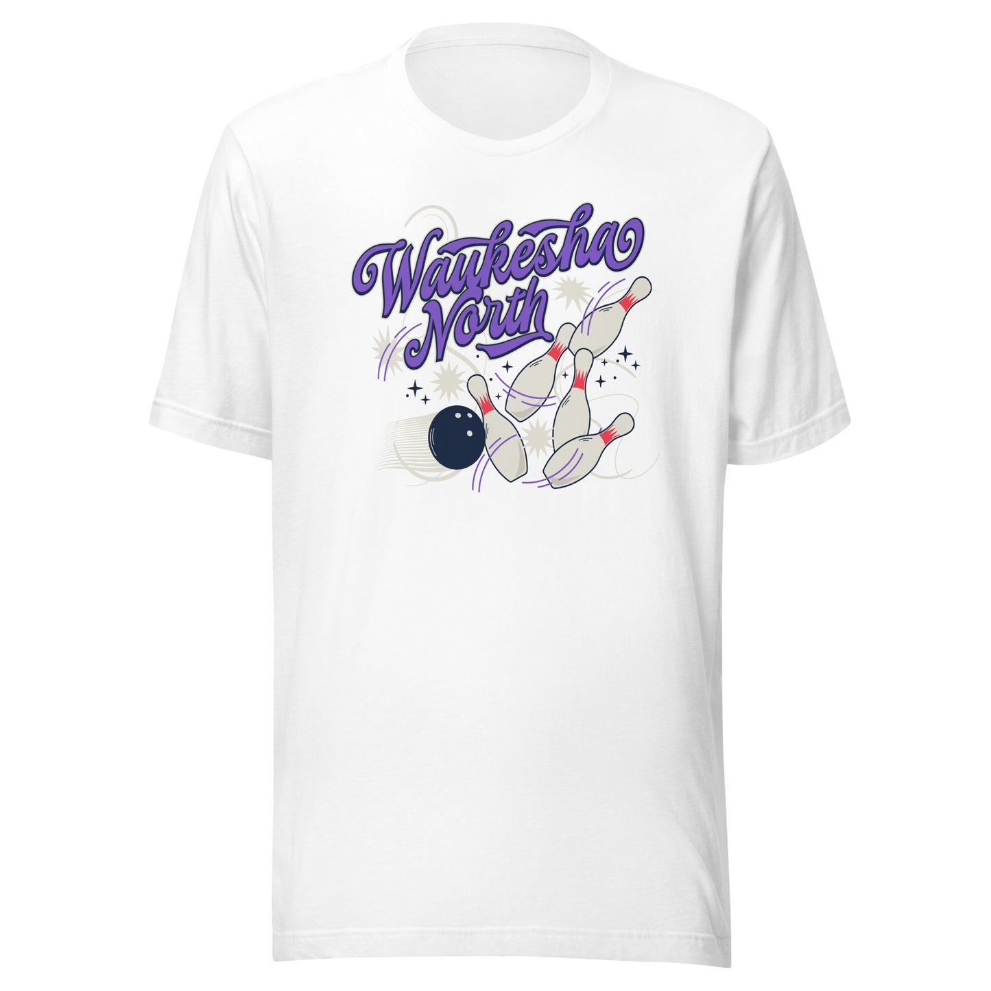Waukesha North Bowling - Fashion - Bella Canvas - Unisex t-shirt