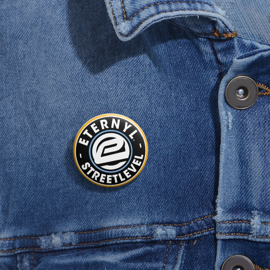 Street Level Circle Pin Button - Eternyl - Brand - Apparel