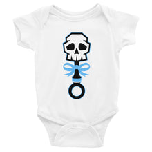 Load image into Gallery viewer, Lala Rose Blue Rattle Skull Onesie - Eternyl - Brand - Apparel
