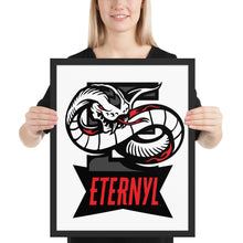 Load image into Gallery viewer, Infinity Serpent Framed poster - Eternyl - Brand - Apparel
