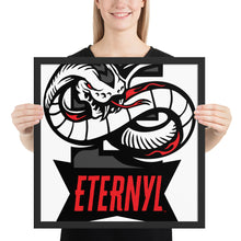 Load image into Gallery viewer, Infinity Serpent Framed poster - Eternyl - Brand - Apparel
